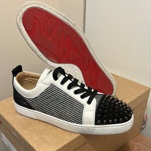 Men Red Bottoms With Spikes